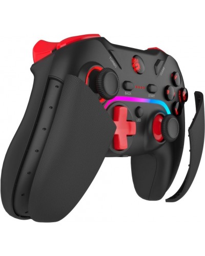 ჯოისტიკი Bloody GPW70 RGB Dual Mode 2.4G Wireless & USB Wired Gamepad USB (Sports Black) | Built-in 600mAh Li-Po Rechargeable Battery USB Type-C Charg